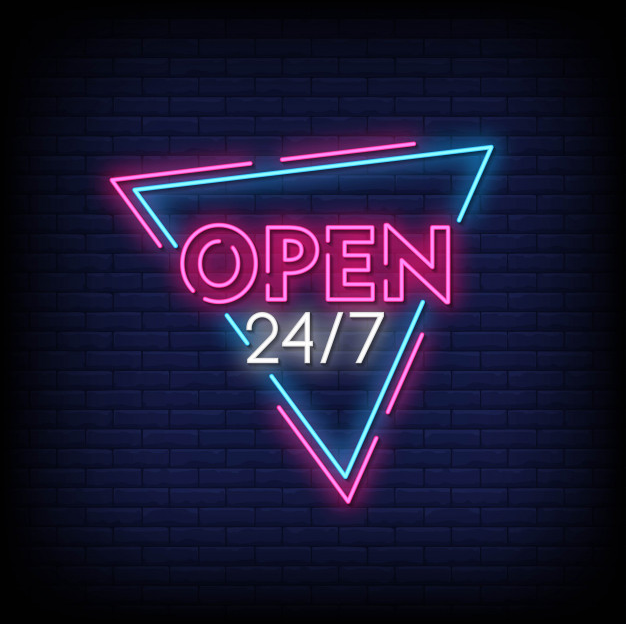 hoạt động 24/7

