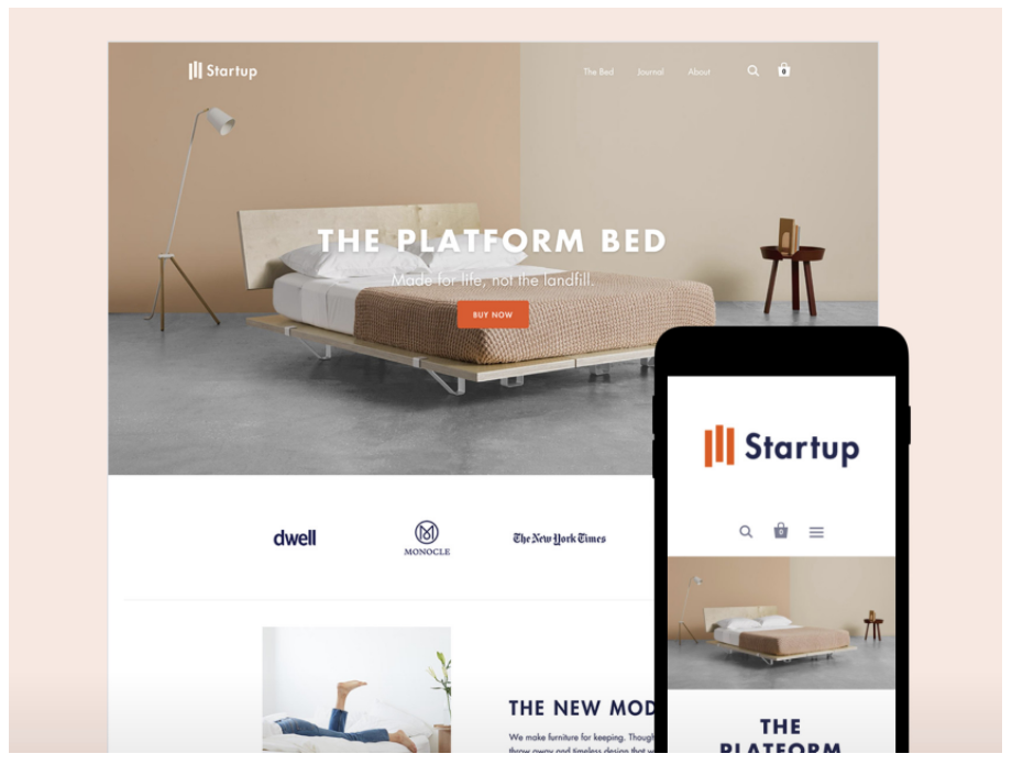 Thiết kế và tạo themes cho các cửa hàng nội thất trực tuyến
