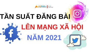 Tần suất đăng bài Facebook, Instagram và Twitter vào năm 2021