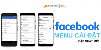 Facebook cập nhật giao diện Menu cài đặt mới cập nhật facebook mới