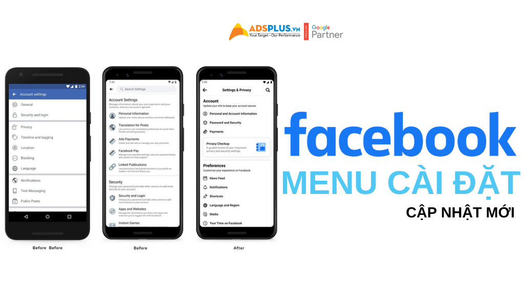 cập nhật facebook mới