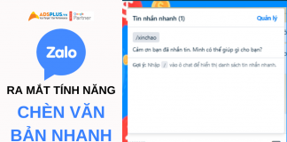 Zalo ra mắt tính năng “chèn tin nhắn nhanh” Chèn tin nhắn nhanh Zalo