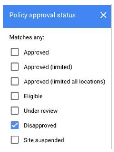 chính sách Google Ads mới