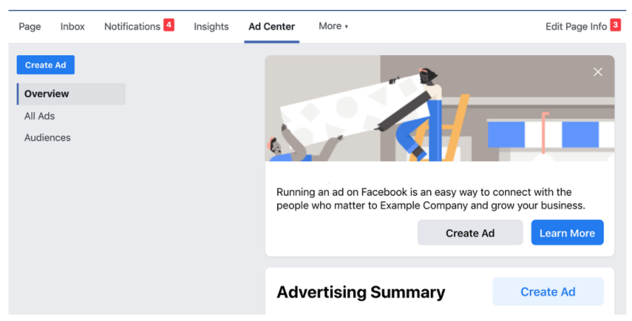 like page ads