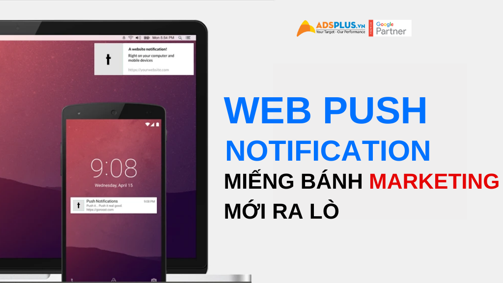 thông báo đẩy trên website