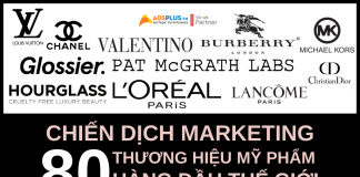 Học hỏi cách Marketing từ 80 thương hiệu mỹ phẩm hàng đầu chiến dịch quảng cáo mỹ phẩm
