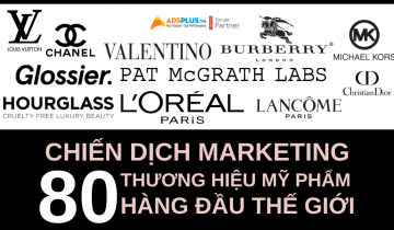 Học hỏi cách Marketing từ 80 thương hiệu mỹ phẩm hàng đầu chiến dịch quảng cáo mỹ phẩm