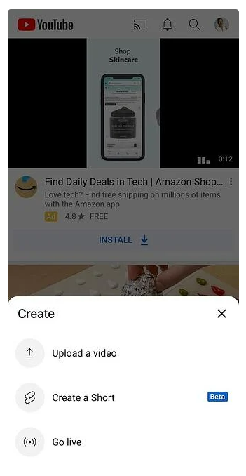 video short youtube