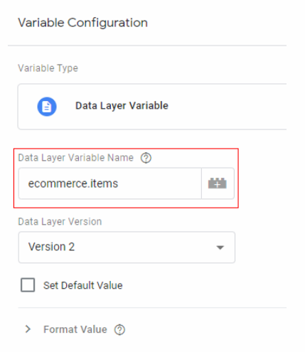 google analytic 4 ecommerce