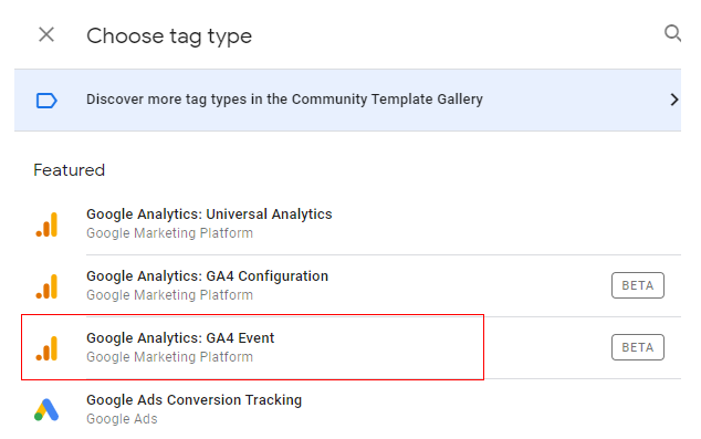 google analytic 4 ecommerce