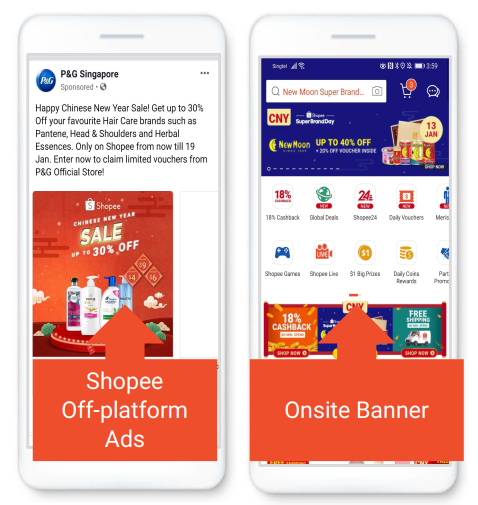 quảng cáo shopee