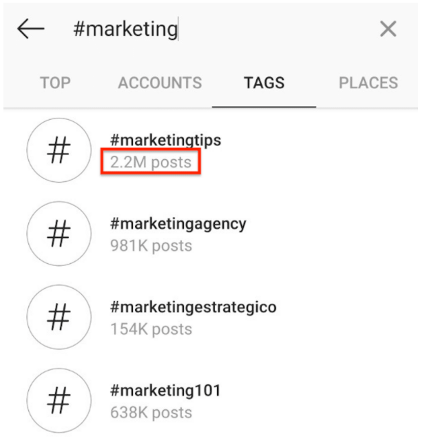 hashtag