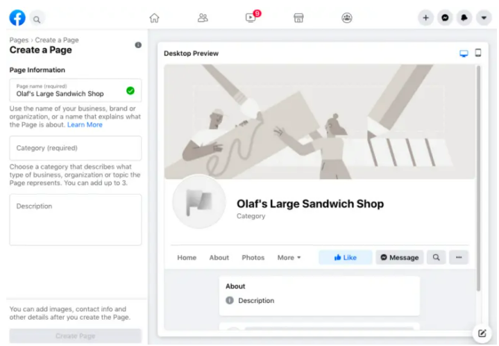 cách tạo fanpage trên facebook