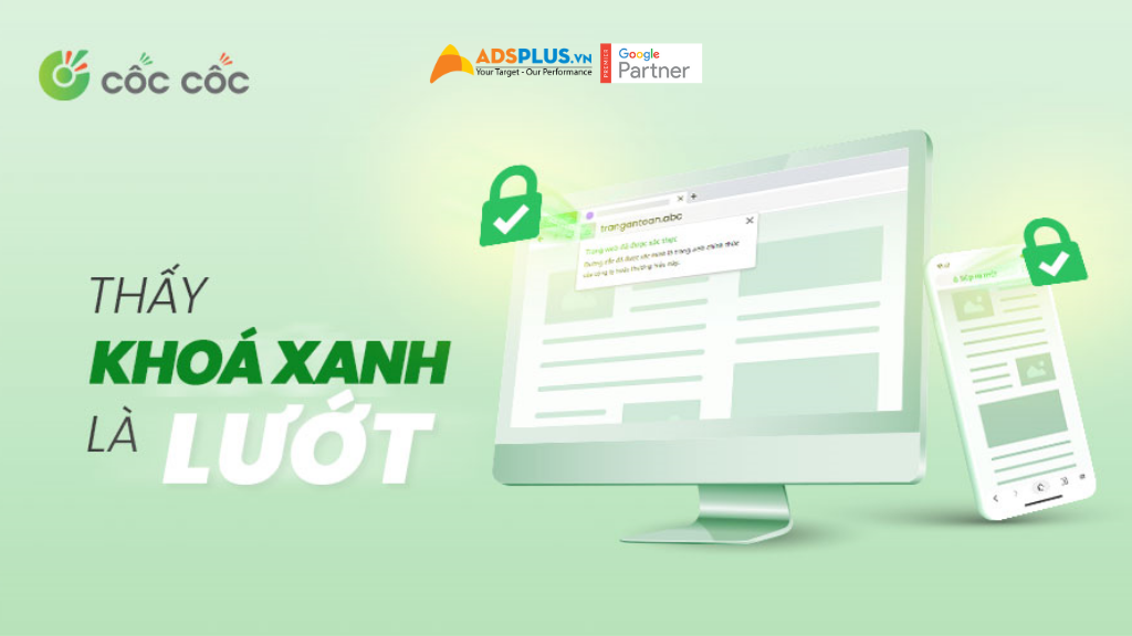 khóa xanh cốc cốc