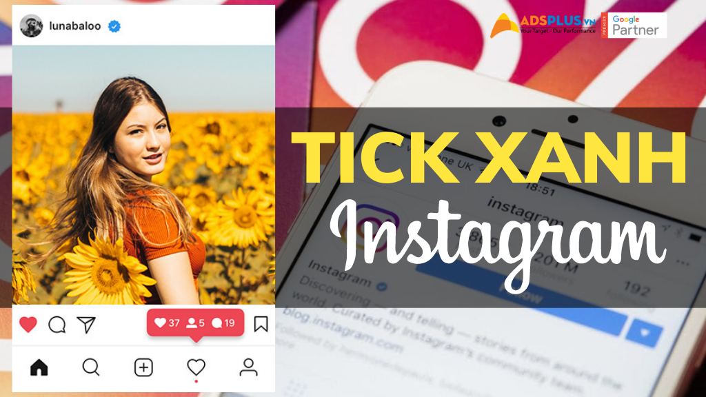 tích xanh instagram