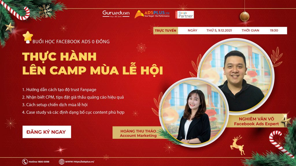 workshop chiến dịch facebook ads