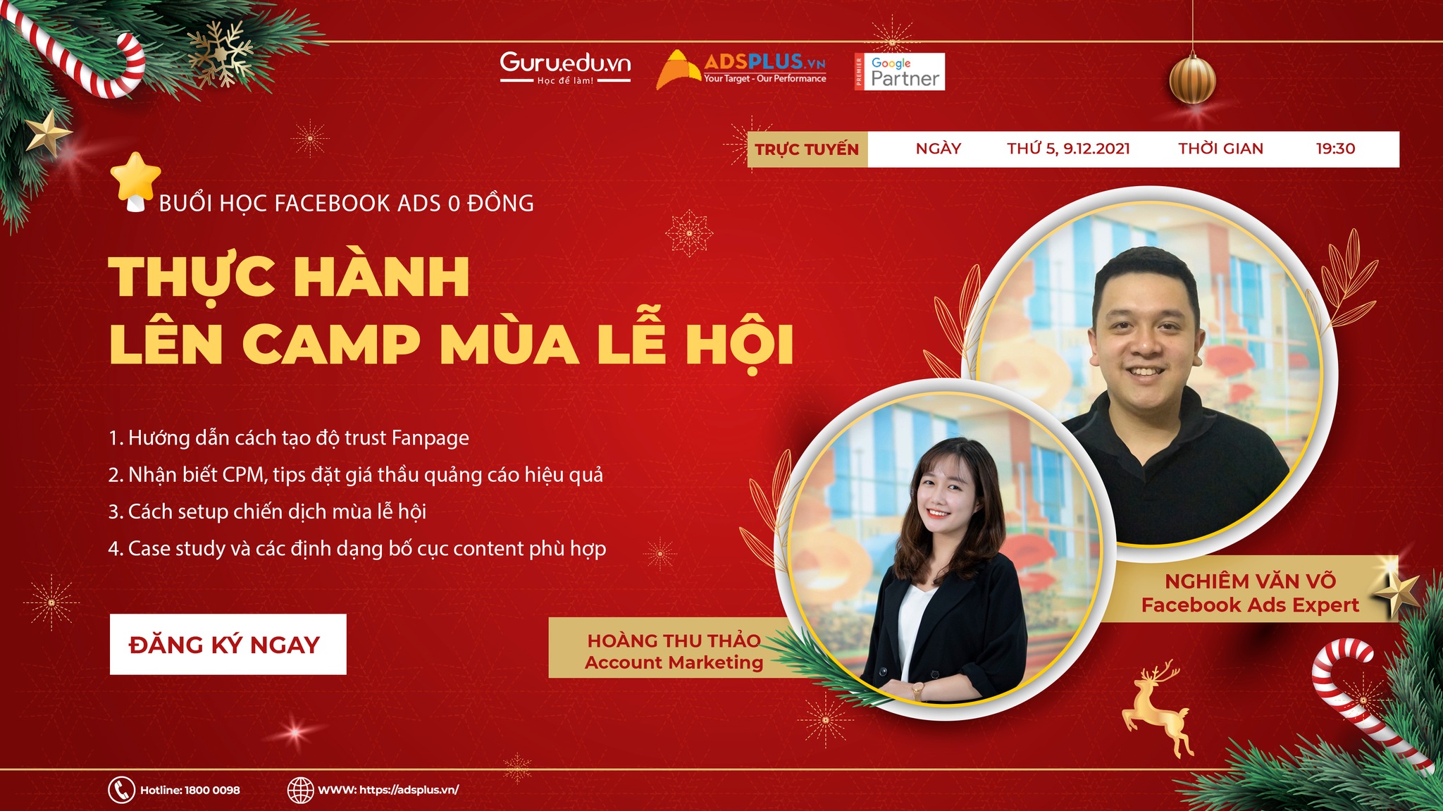 workshop chiến dịch facebook ads