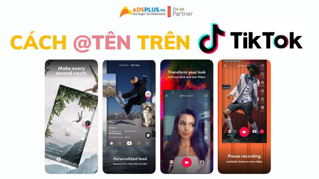 cách tag tên trên tiktok