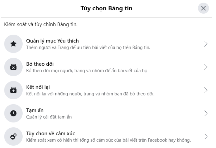 cách ẩn lượt thích trên facebook