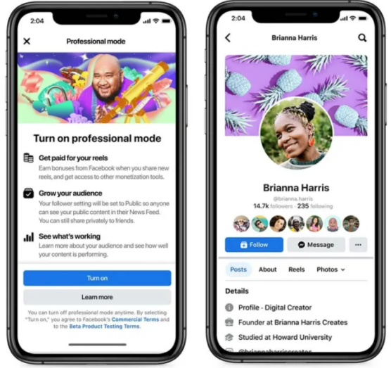 meta cập nhật facebook page