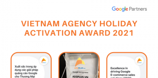 Google công bố giải thưởng Vietnam Agency Holiday Activation Award 2021 Google công bố giải thưởng Vietnam Agency Holiday Activation Award 2021