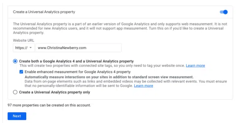 google analytics tracking