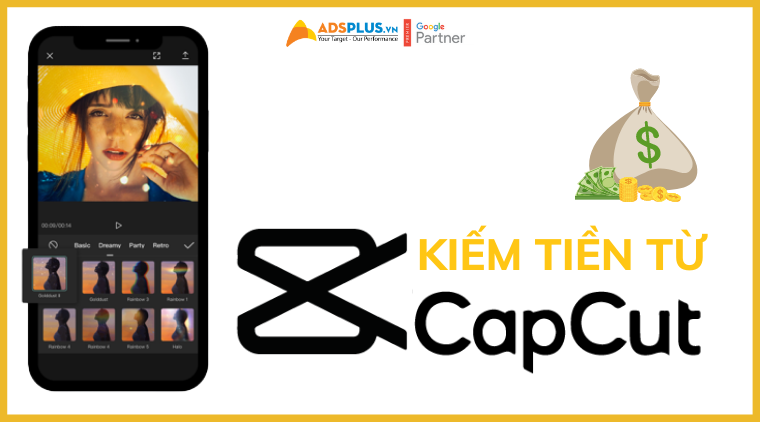kiếm tiền từ capcut
