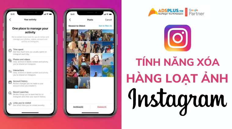 tính năng xóa hàng loạt của instagram