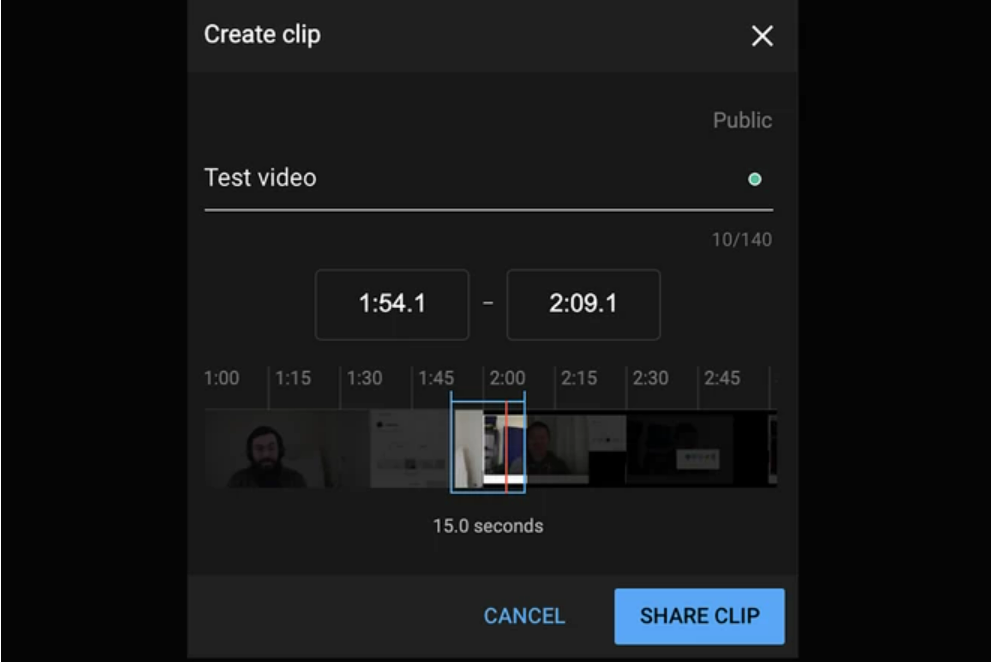 youtube clip