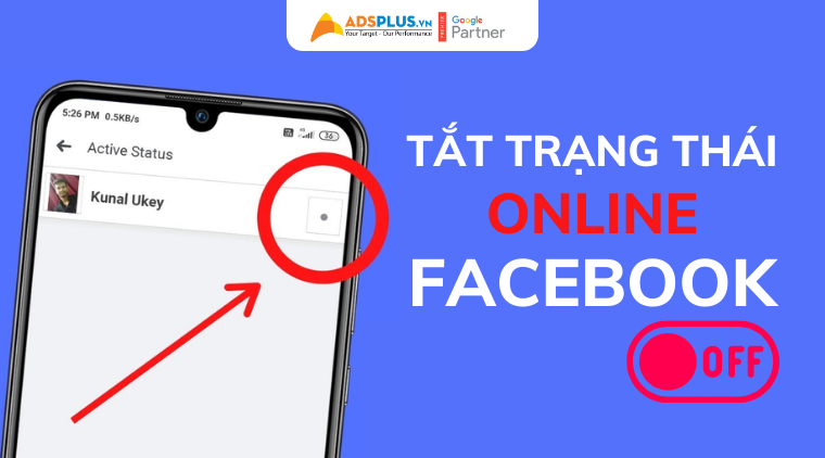 tắt trạng thái online trên facebook