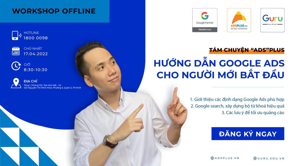 hướng dẫn google ads workshop