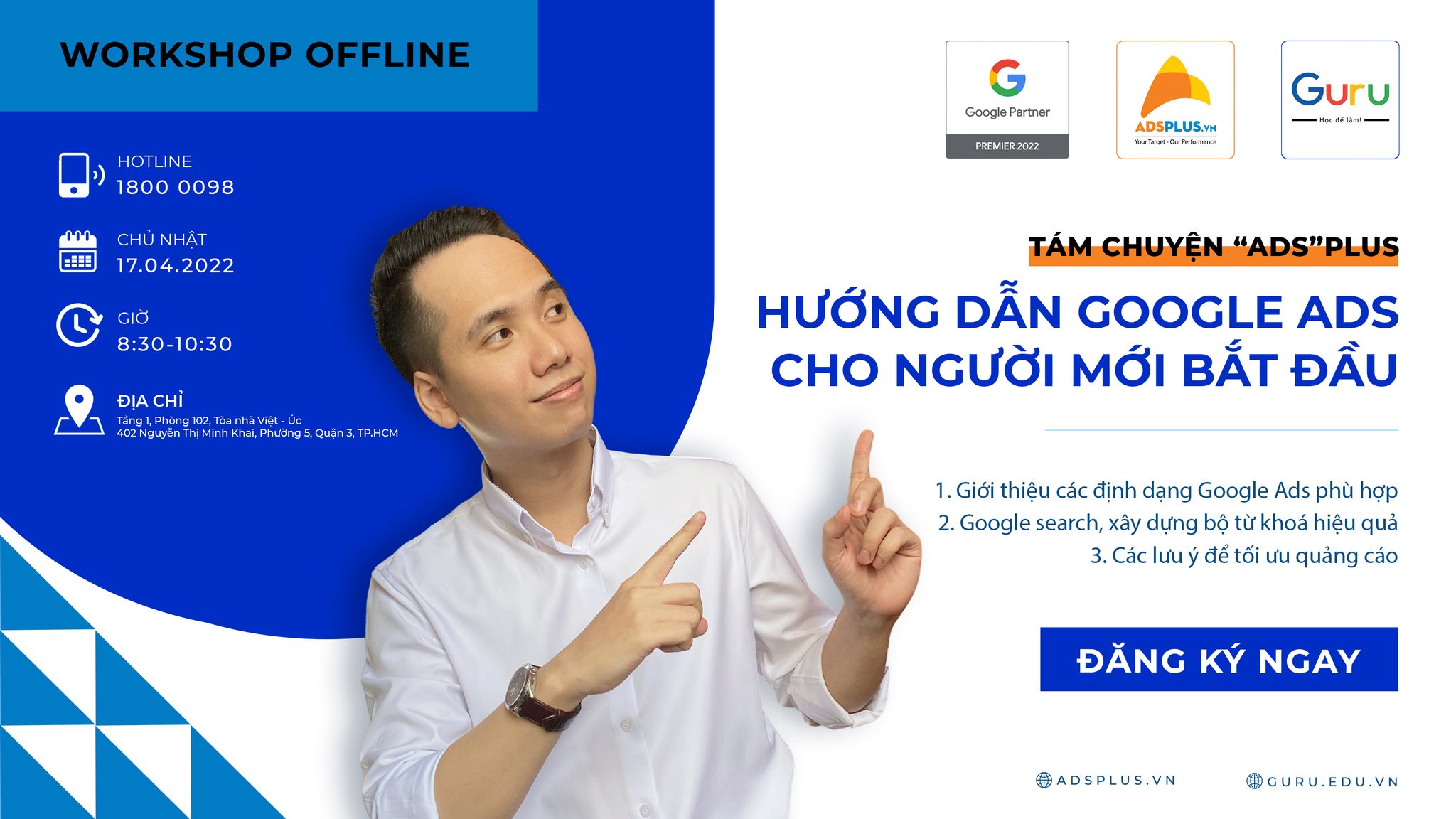 hướng dẫn google ads workshop
