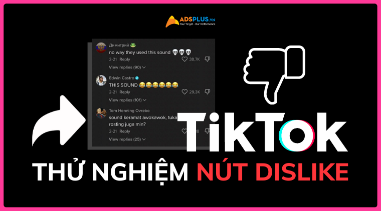 nút dislike trên tiktok