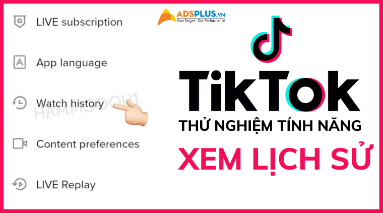 xem lịch sử tiktok