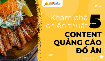 content quảng cáo đồ ăn