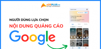 người dùng lựa chọn quảng cáo google