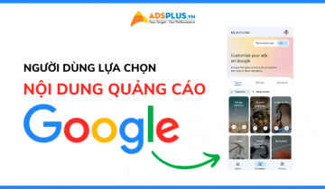 người dùng lựa chọn quảng cáo google