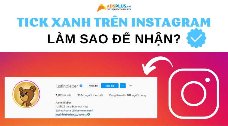 tick xanh trên instagram