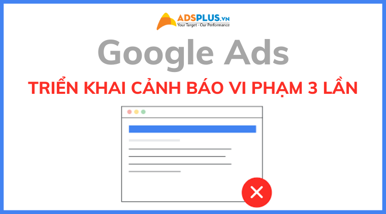 vi phạm google ads