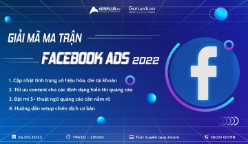 workshop facebook ads tháng 5