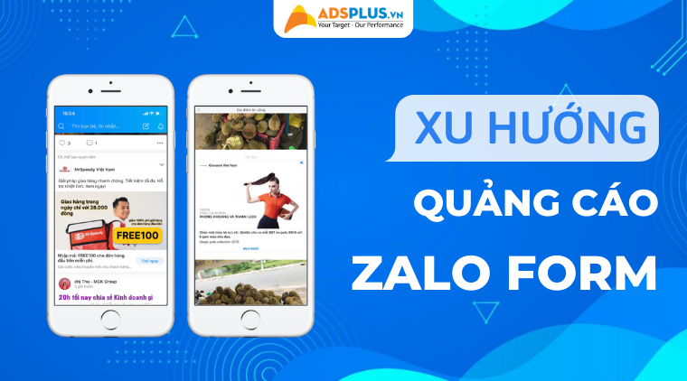 quảng cáo zalo form