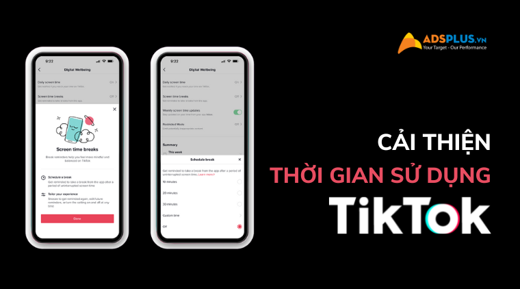 thời gian sử dụng tiktok
