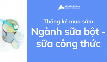 thống kê facebook ngành sữa bột