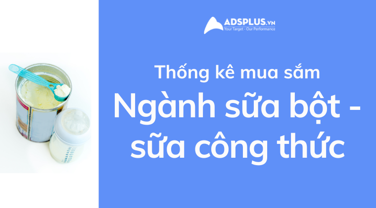 thống kê facebook ngành sữa bột