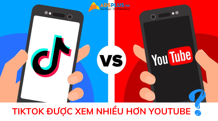 tiktok được xem nhiều hơn youtube