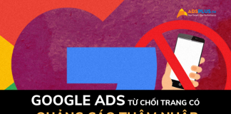 Google từ chối quảng cáo đến trang có quảng cáo thâm nhập quảng cáo thâm nhập google