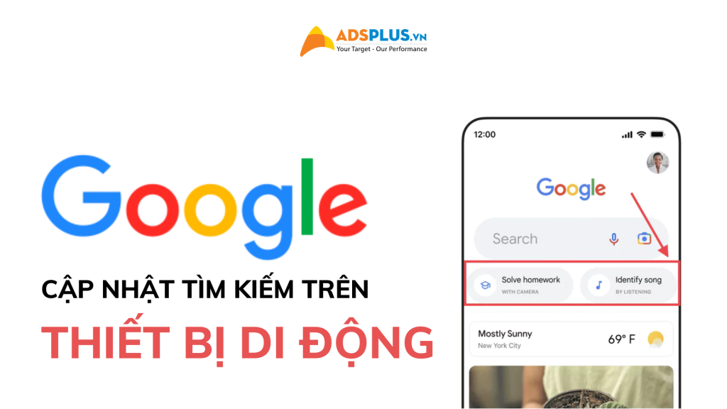 google tìm kiếm trên di động