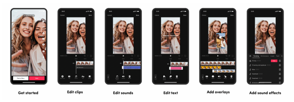 công cụ chỉnh sửa tiktok