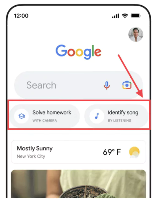 google tìm kiếm trên di động