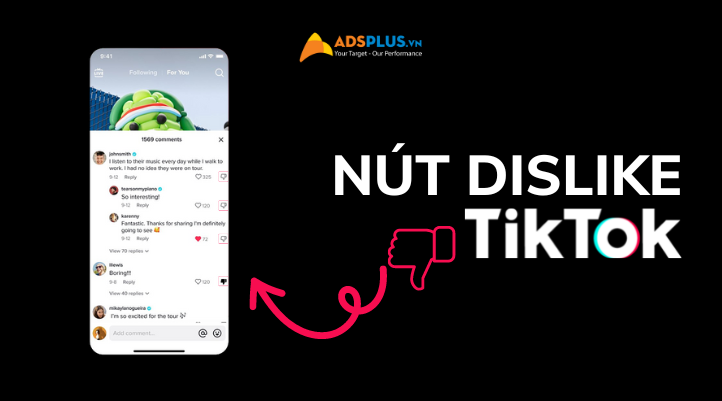 nút dislike tiktok